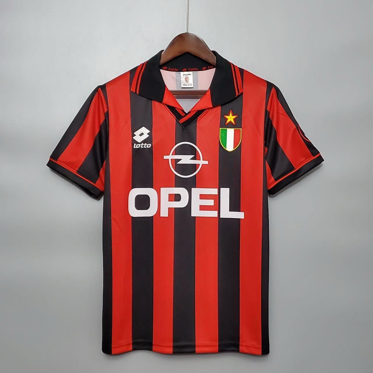 AC Milan 1996-97 Home Jersey Half Sleeves | Retro Version