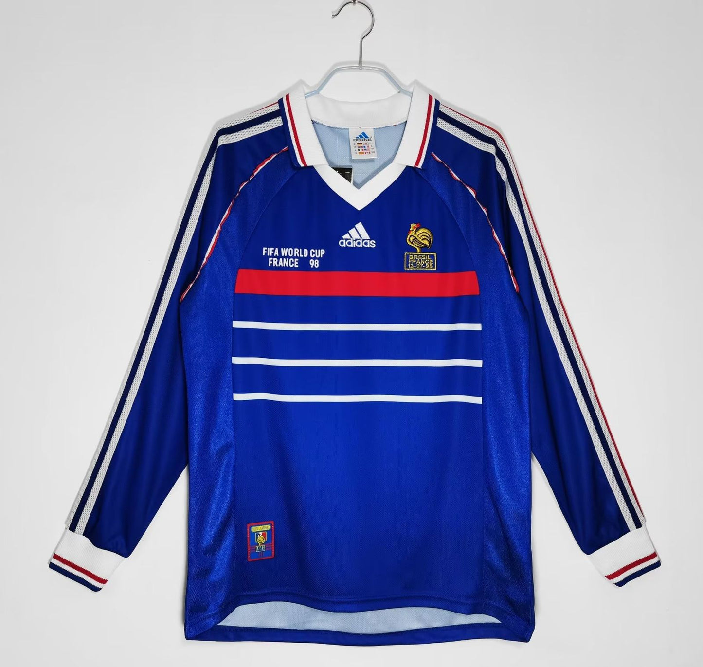 France 1998 World Cup Home Jersey Full Sleeves | Retro Version