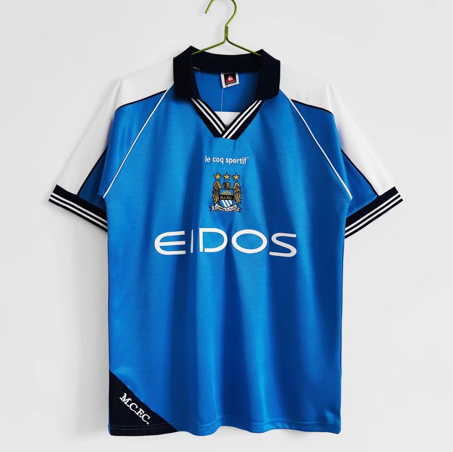 Manchester City 1999-2001 Home Jersey Half Sleeves | Retro Version