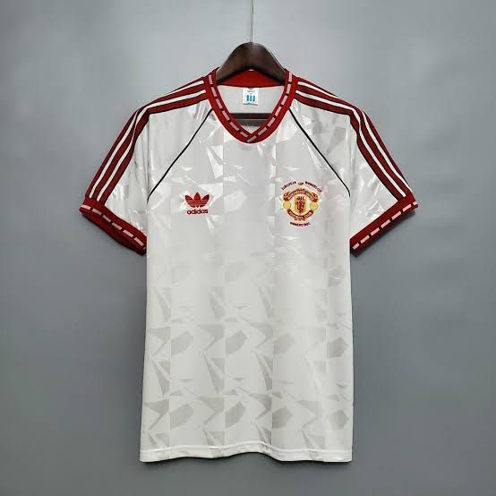 Manchester United 1991 European Cup Winner Jersey Half Sleeves | Retro Version