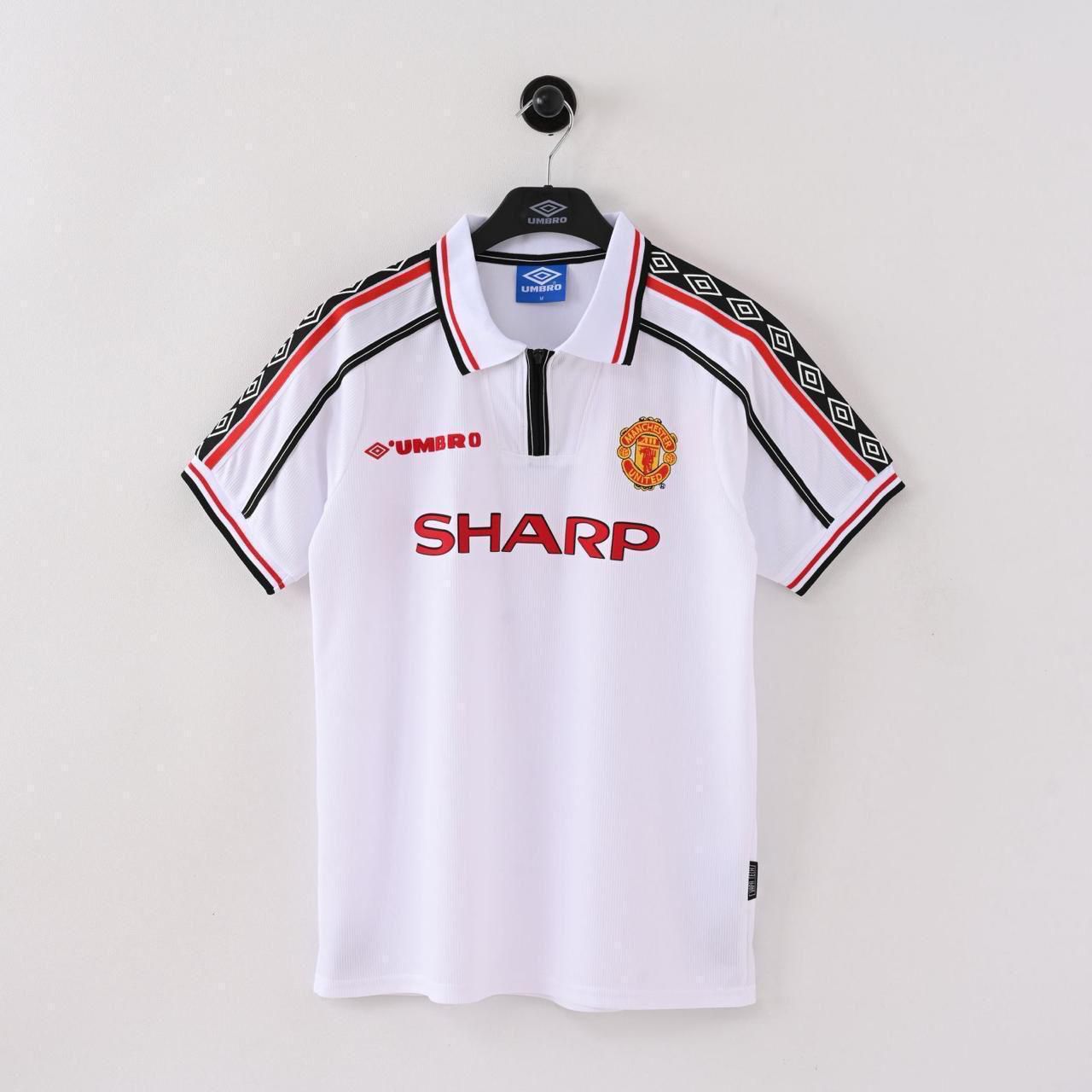 Manchester United 1998-99 Home Jersey Half Sleeves | Retro Version