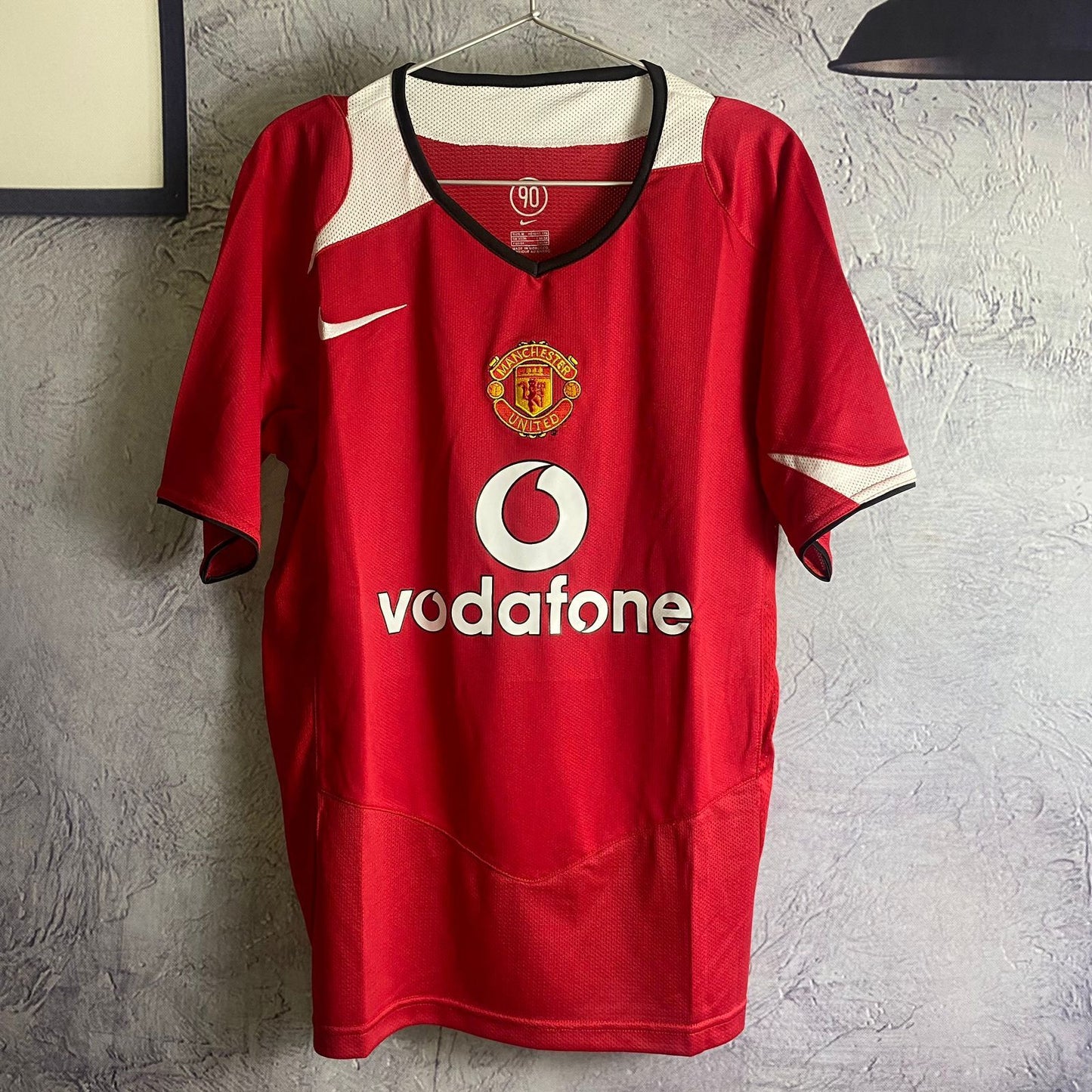 Manchester United 2004-06 Home Jersey Half Sleeves | Retro Version