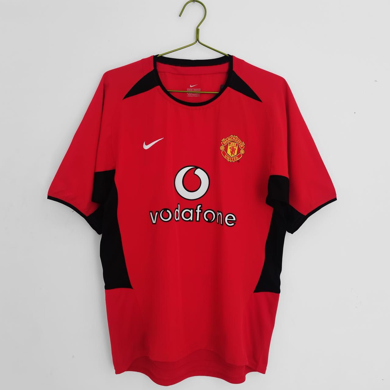 Manchester United 2002-04 Home Jersey Half Sleeves | Retro Version