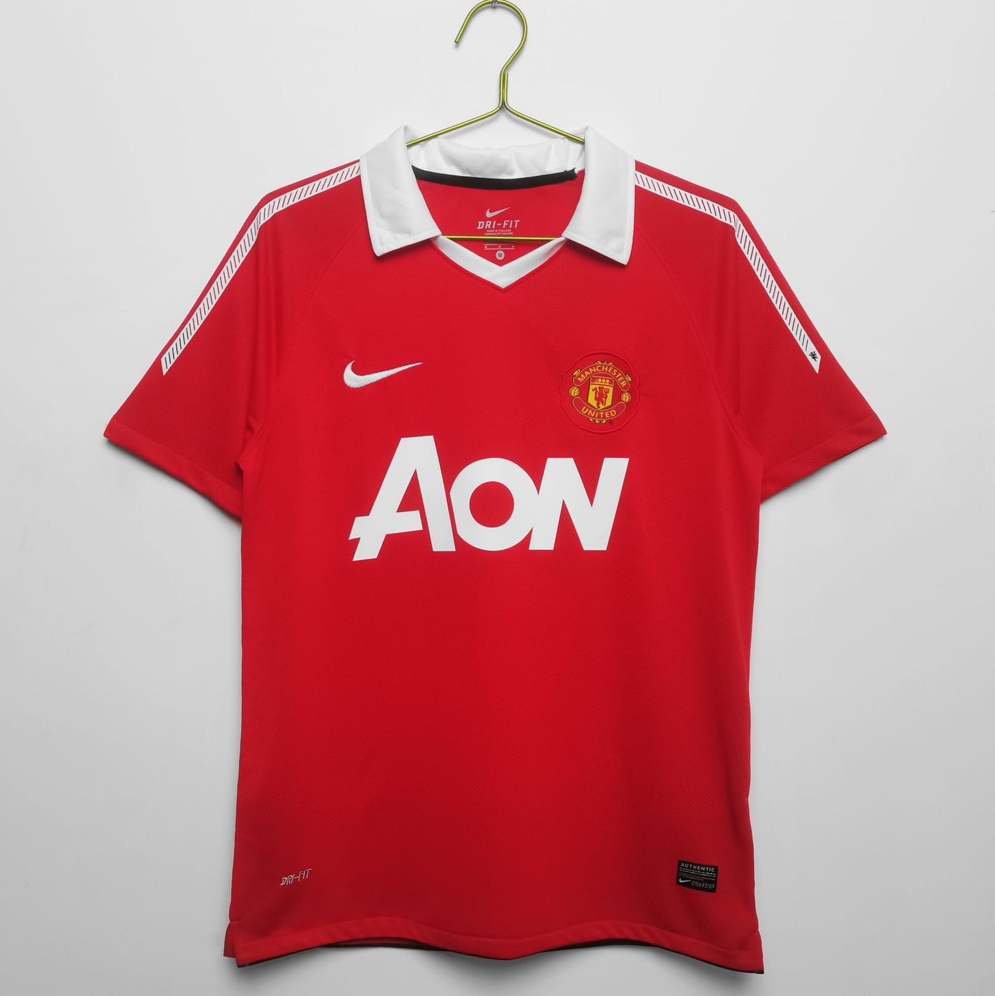 Manchester United 2010-11 Home Jersey Half Sleeves | Retro Version