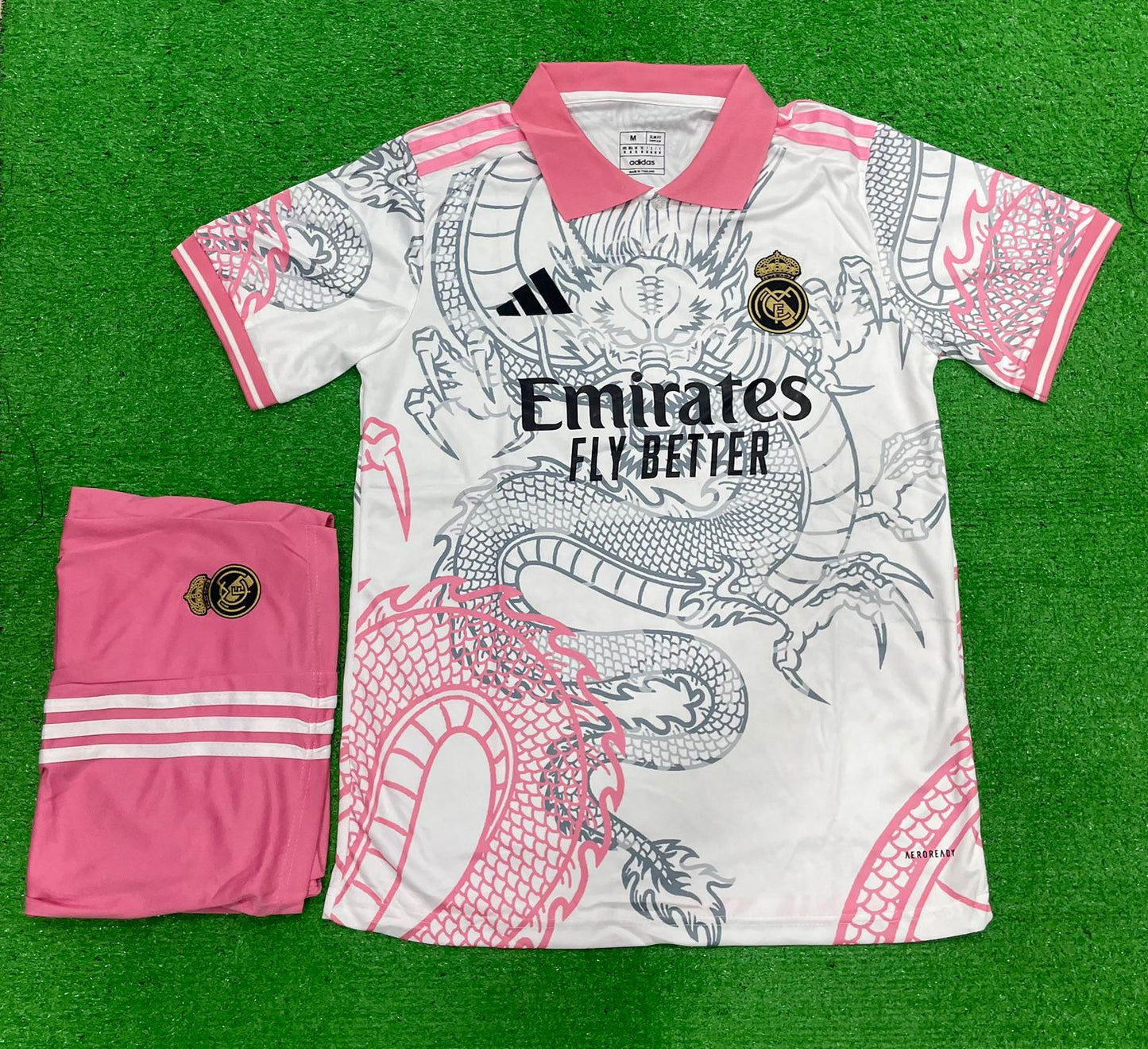 Real madrid pink dragon 2025-26 jersey set