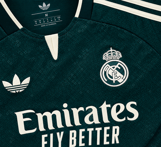 Real Madrid 2026-27 Away Jersey Master Copy Aurora Ivy Dark Green - ClubDrip India