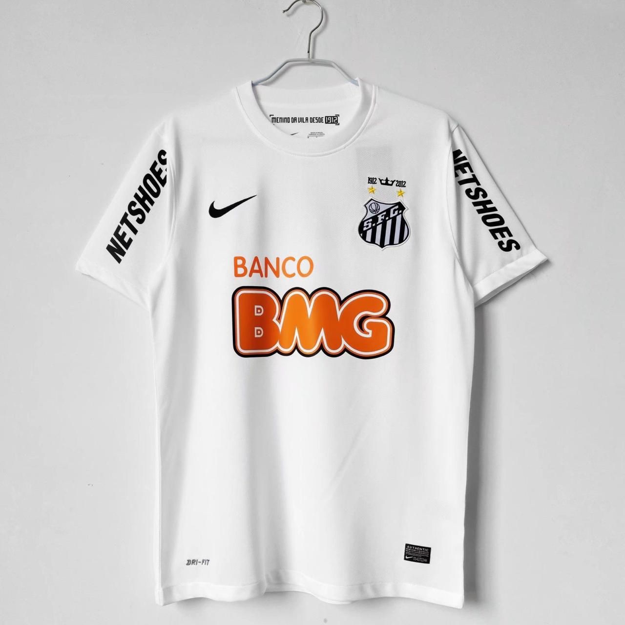 Santos FC 2012-13 Home Jersey Half Sleeves | Retro Version