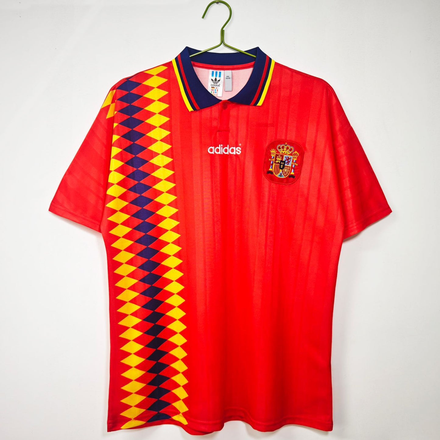 Spain 1994 World Cup Home Jersey Half Sleeves | Retro Version