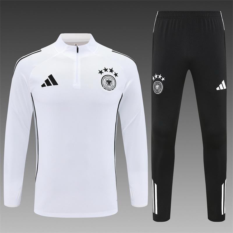 Germany Black & White Training Suits 2025-26
