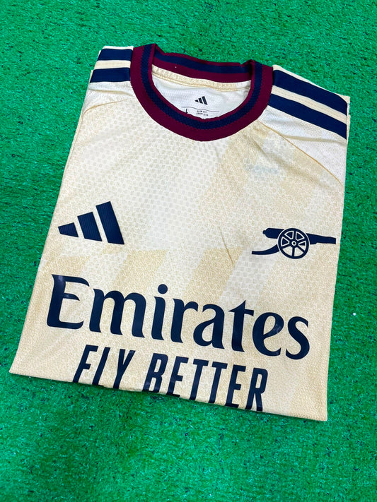 Arsenal 2026-27 Third Jersey Player Version Almost Yellow Lightning - ClubDrip India