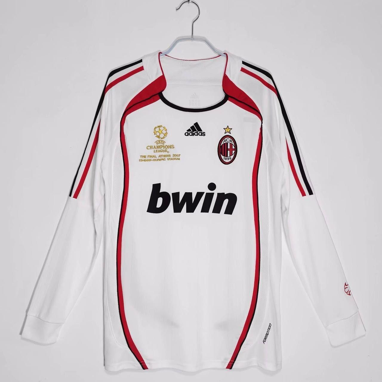 AC Milan 2006-07 UEFA Champions League Final Jersey Full Sleeves | Retro Version
