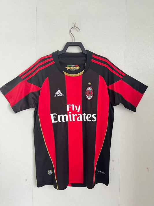 AC Milan 2013-14 Home Jersey Half Sleeves | Retro Version