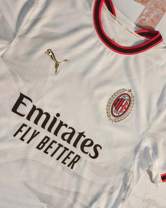 AC Milan 2026-27 Away Jersey Player Version White Gold Phoenix - ClubDrip India