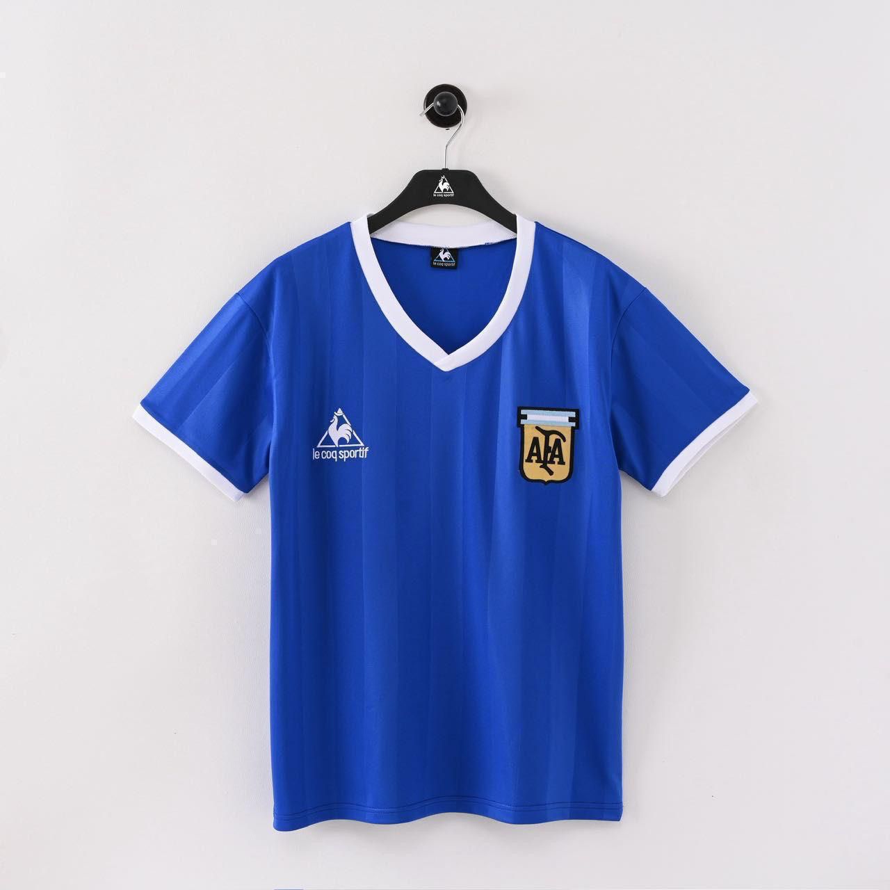 Argentina 1986 Away Jersey Half Sleeves | Retro Version