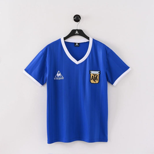 Argentina 1986 Away Jersey Half Sleeves | Retro Version