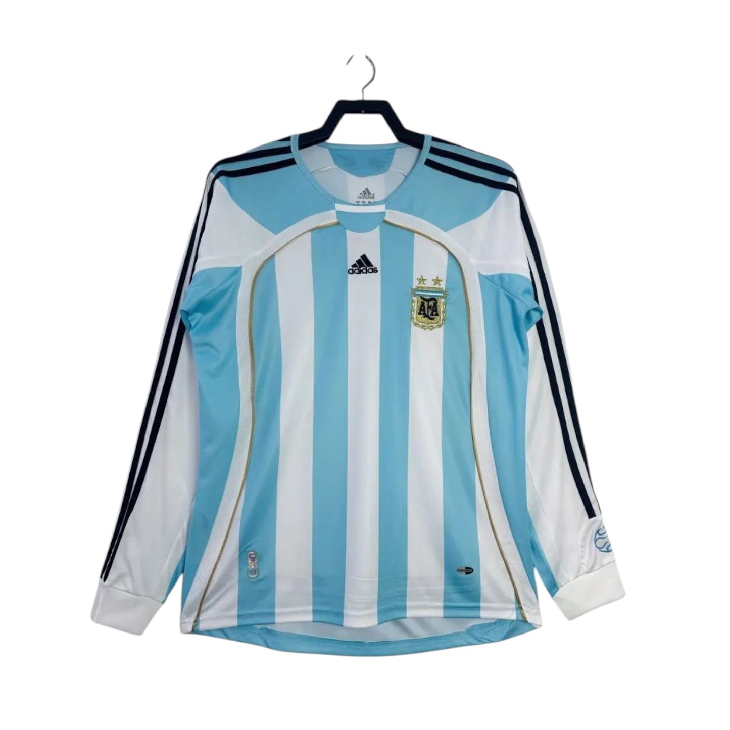 Argentina 2006 World Cup Home Jersey Full Sleeves Retro Version