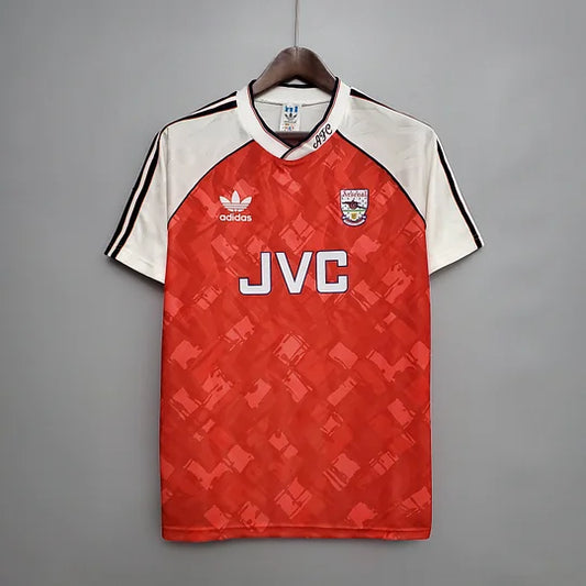 Arsenal 1990-92 Home Jersey Half Sleeves | Retro Version