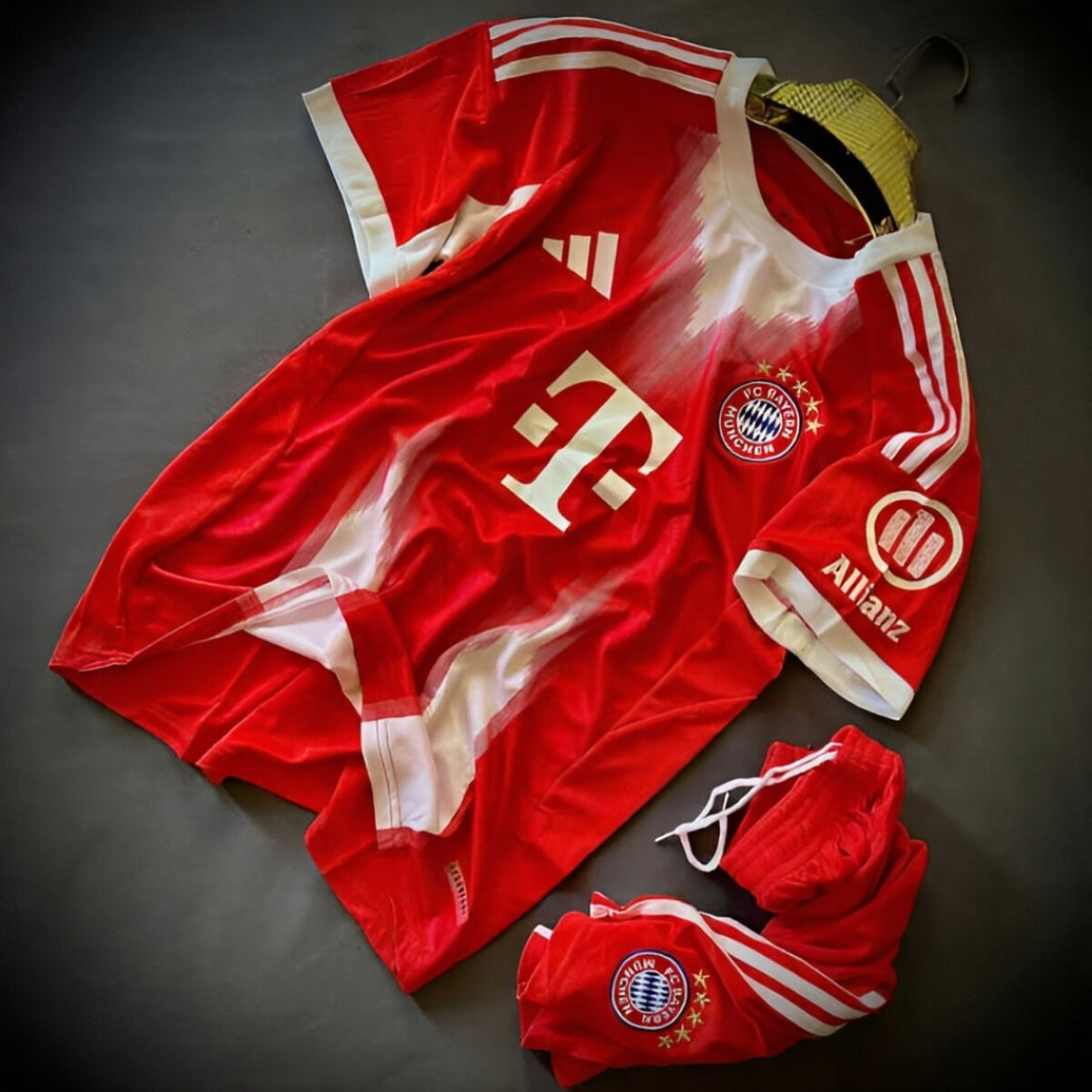 Bayern Munich Home 2025-26 Jersey Set