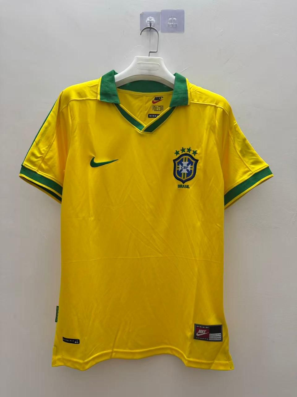 Brazil 2022-2023 Home Jersey Half Sleeves | Retro Version