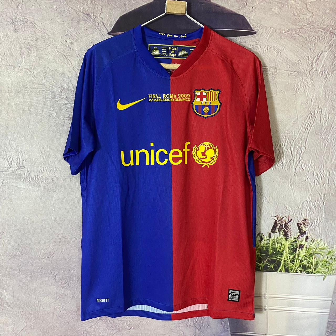 FC BARCELONA 2009/10 HOME HALF SLEEVES JERSEY RETRO VERSION