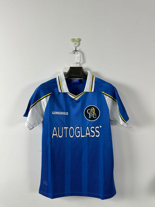 Chelsea FC 1997-99 Home Jersey Half Sleeves | Retro Version