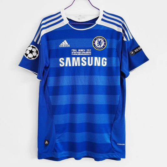 Chelsea FC 2012 Champions League Final Jersey Half Sleeves | Retro Version