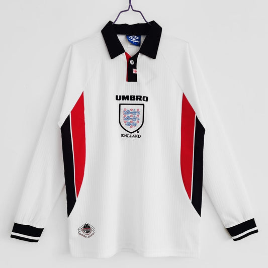 England 1998 Home Jersey Full Sleeves | Retro Version