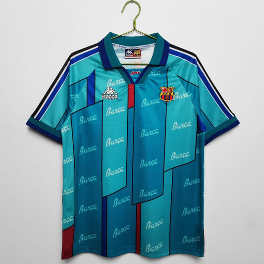 FC Barcelona 1996-97 Away Jersey Half Sleeves | Retro Version