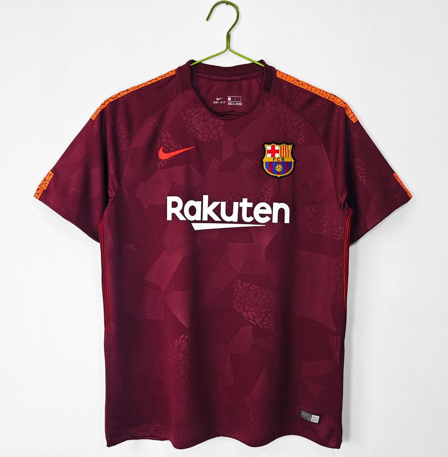 FC Barcelona 2017-18 Away Jersey Half Sleeves | Retro Version
