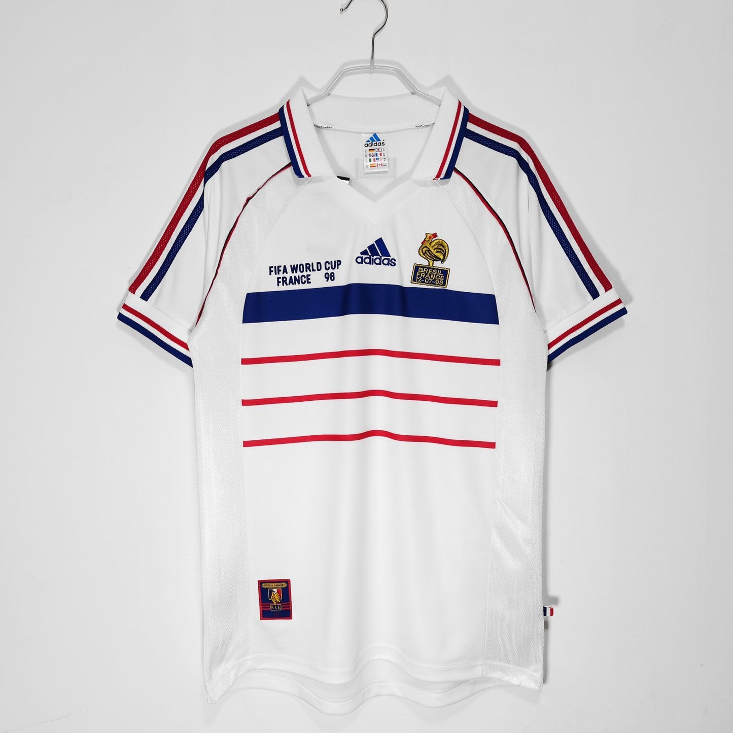 France 1998 World Cup Away Jersey Half Sleeves | Retro Version