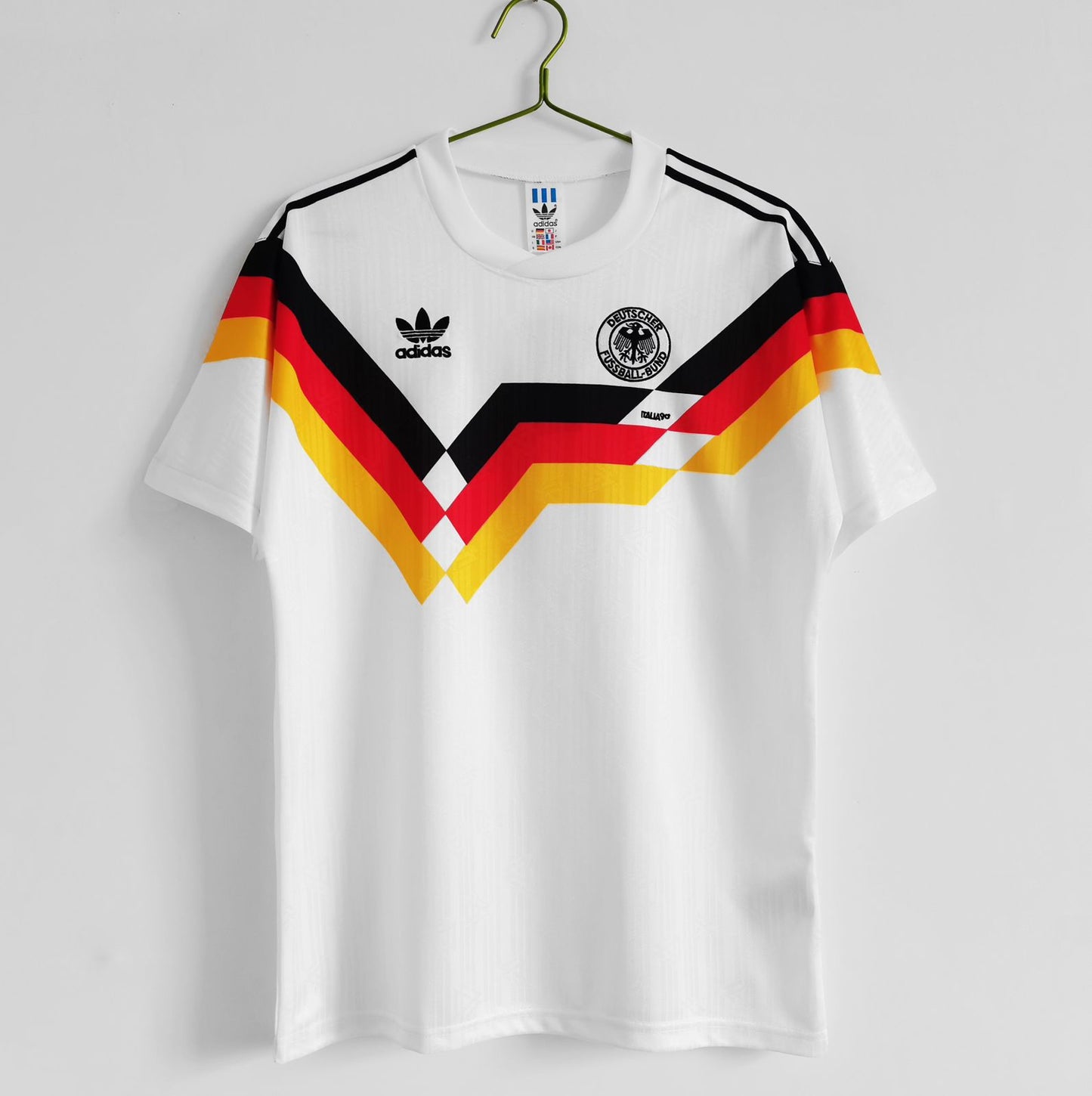 Germany 1990 World Cup Home Jersey Half Sleeves | Retro Version
