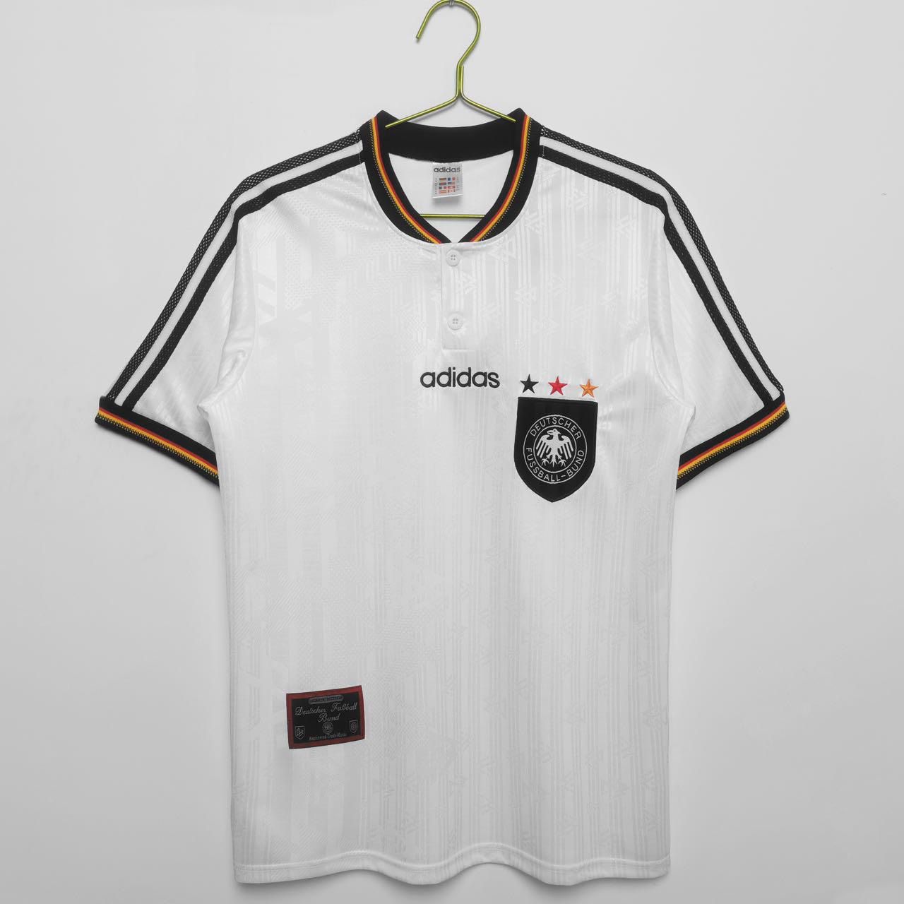 Germany 1996 Home Jersey Half Sleeves | Retro Version
