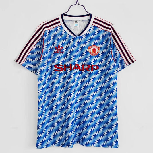Manchester United 1990-92 Away Jersey Half Sleeves | Retro Version