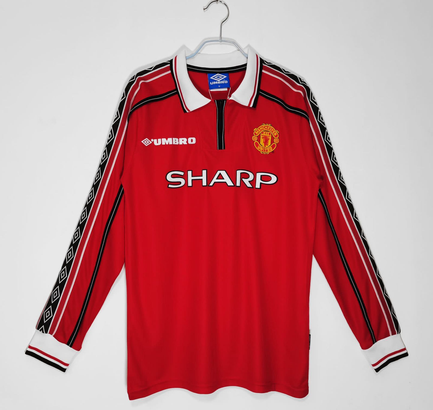 Manchester United 1998-99 Home Jersey Full Sleeves | Retro Version