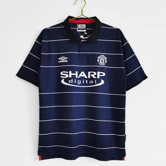 Manchester United 1999-2000 Away Jersey Half Sleeves | Retro Version