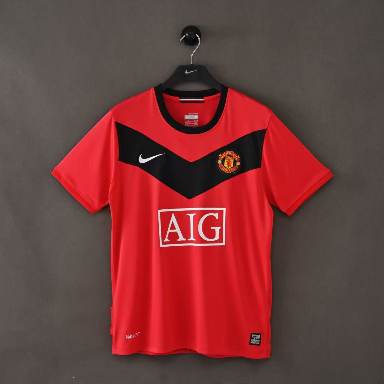 Manchester United 2009-10 Home Jersey Half Sleeves | Retro Version