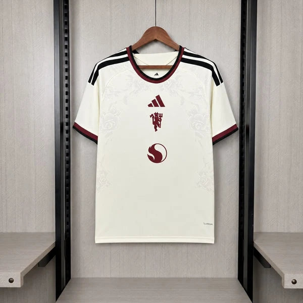 Manchester United 2026-27 Third Jersey Master Copy Ivory Lancashire Rose - ClubDrip India