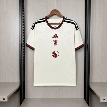 Manchester United 2026-27 Third Jersey Master Copy Ivory Lancashire Rose - ClubDrip India