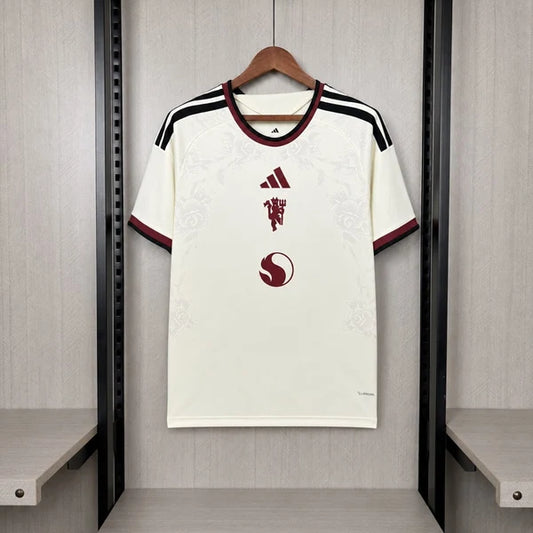 Manchester United 2026-27 Third Jersey Master Copy Ivory Lancashire Rose - ClubDrip India