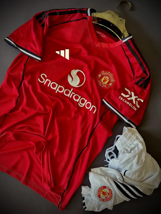 Manchester United Home 2025-26 Jersey Set