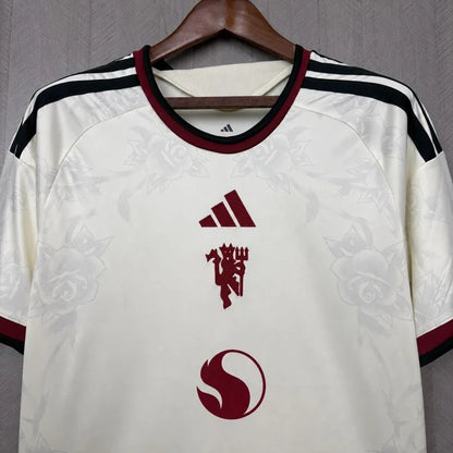 Manchester United 2026-27 Third Jersey Master Copy Ivory Lancashire Rose - ClubDrip India