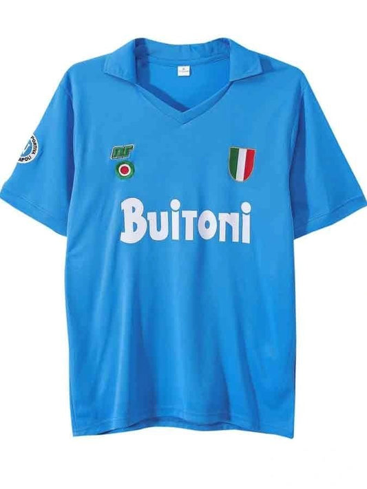 Napoli 1987-88 Home Jersey Half Sleeves | Retro Version