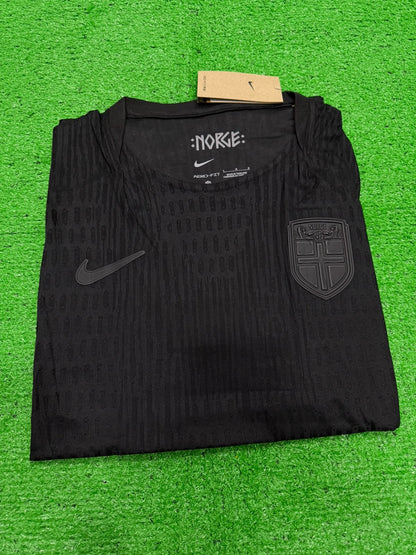 Norway World Cup 2026 Away Jersey Player Version All Black Blackout - ClubDrip India