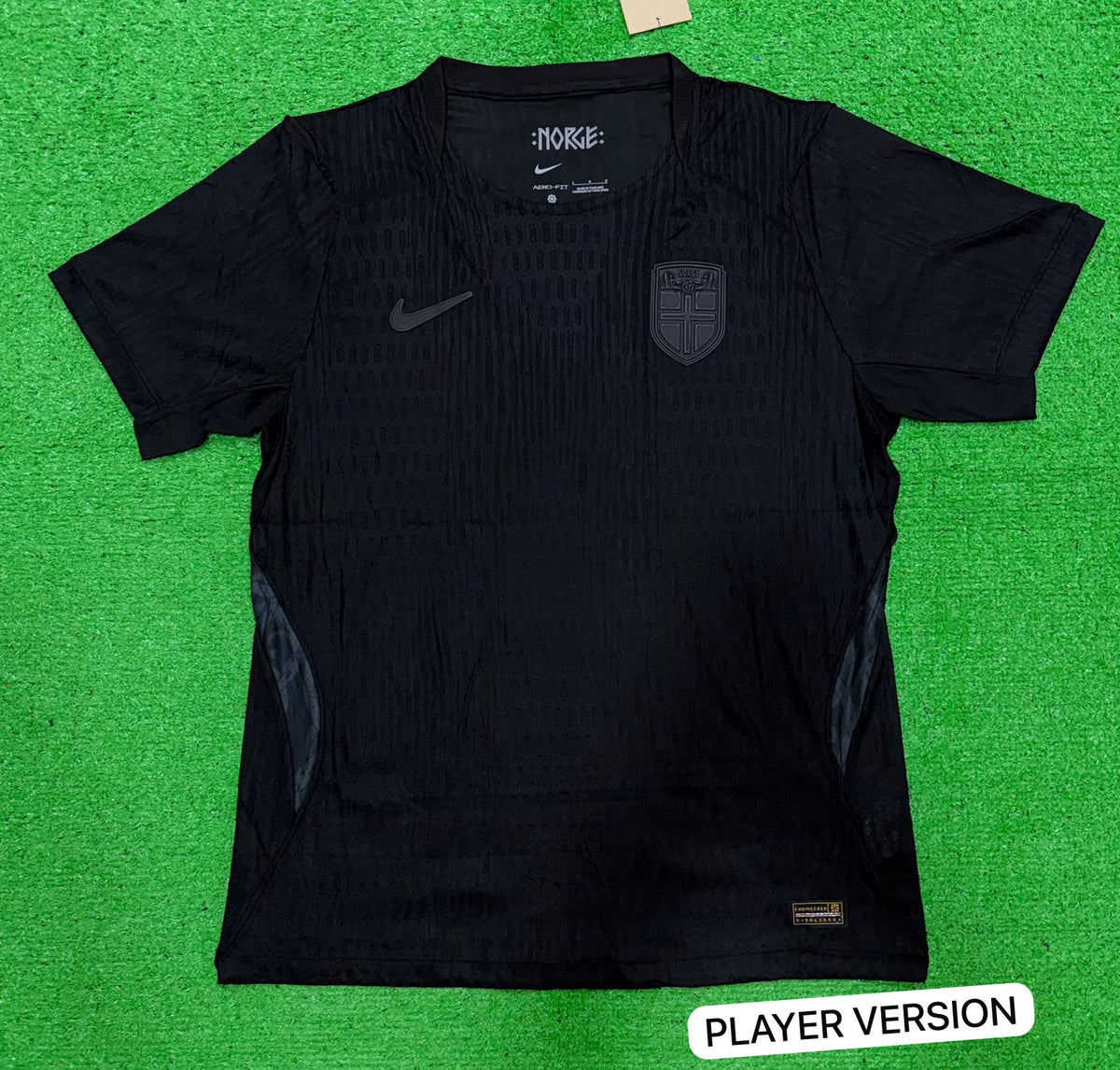 Norway World Cup 2026 Away Jersey Player Version All Black Blackout - ClubDrip India