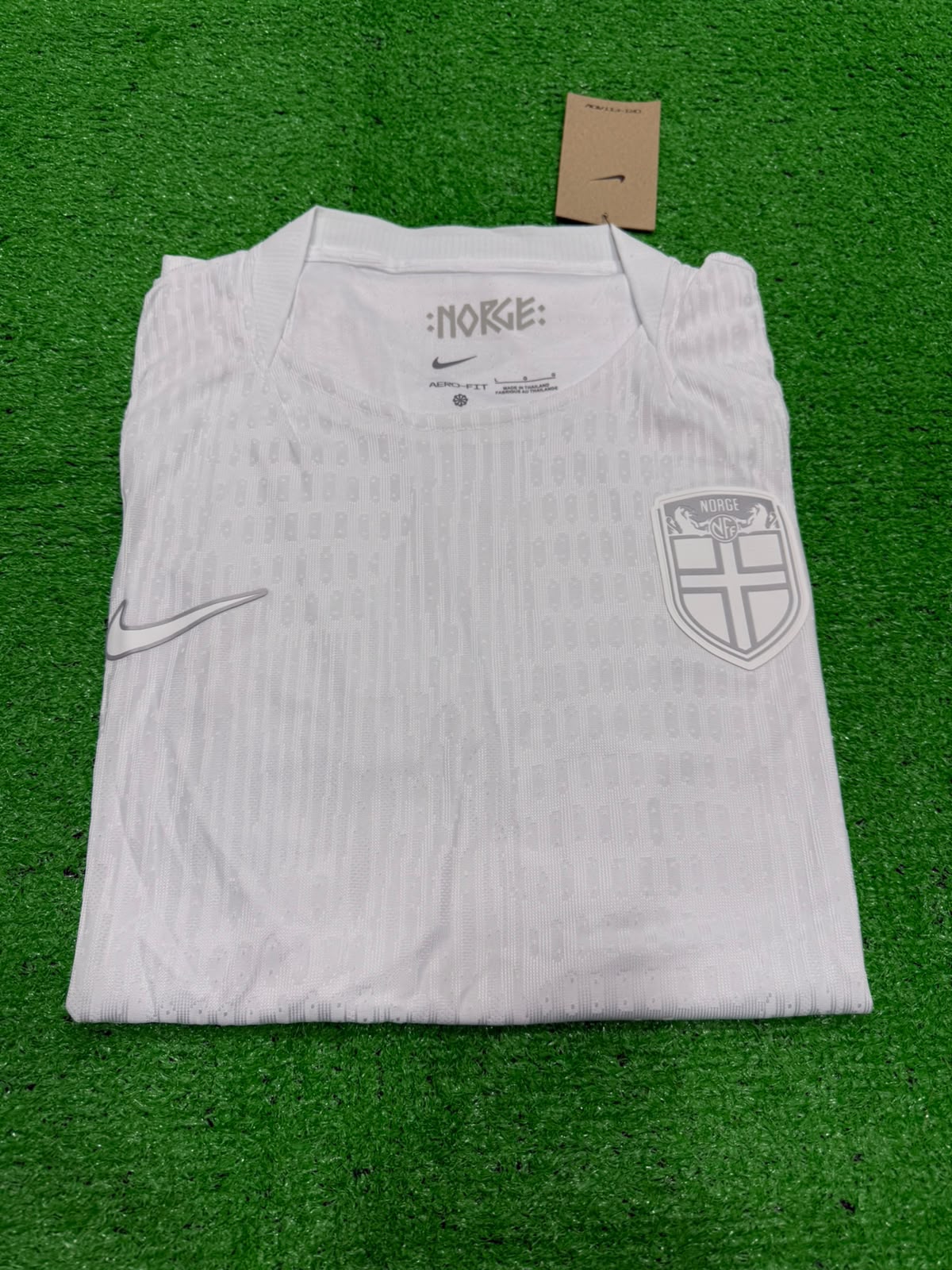 Norway World Cup 2026 Third Jersey Player Version All White Platinum - ClubDrip India