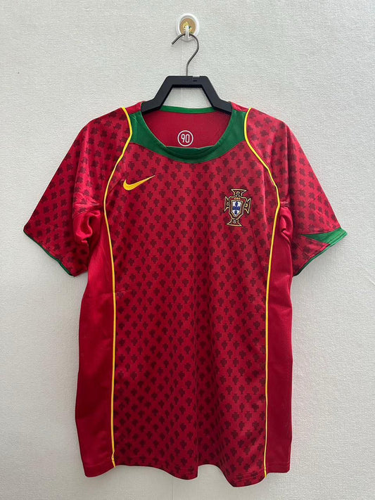 Portugal 2004-05 Home Jersey Half Sleeves | Retro Version
