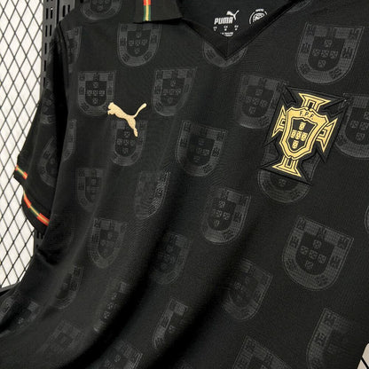Portugal 2025-26 Black Special Edition Jersey Master Version All Black - ClubDrip India