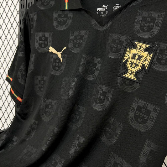 Portugal 2025-26 Black Special Edition Jersey Master Version All Black - ClubDrip India