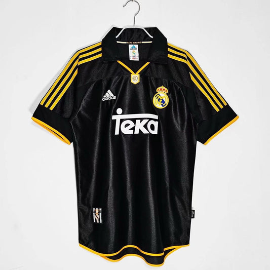 Real Madrid 1999-2000 Away Jersey Half Sleeves | Retro Version