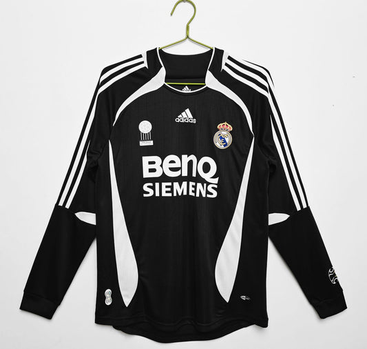 Real Madrid 2006-07 Away Jersey Full Sleeves | Retro Version